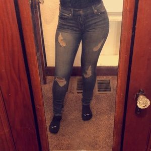 Express Mid Rise Jean Leggings